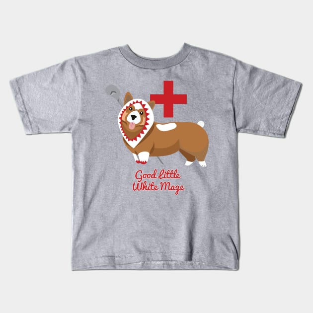 Good Little White Mage! Kids T-Shirt by Sending Spell